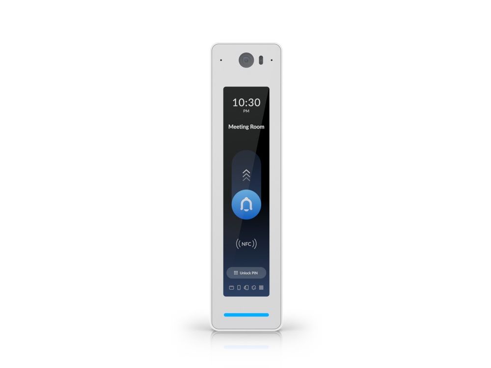 Cititor proximitate cu camera 12MP, Ubiquiti UA-G3-PRO-W, ecran tactil, recunoastere faciala, Mifare, 1x GbE, Bluetooth 4.2, PoE, audio, IP55