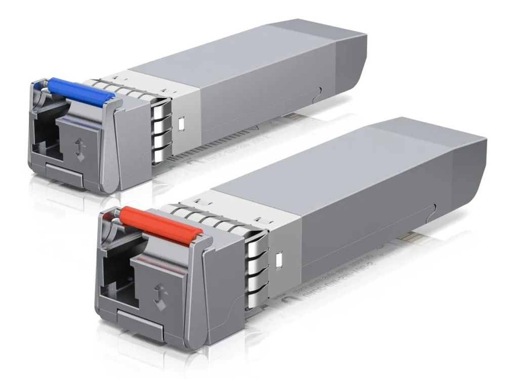 Set 2 module fibra singlemode, 10.000 Mbit/s, distanta 10.000m, conector LC simplex, Ubiquiti UACC-OM-SM-10G-S-2