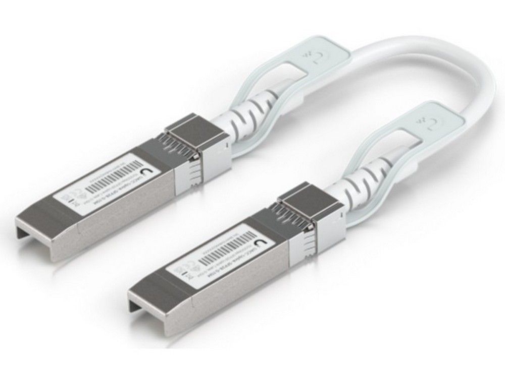 Cablu Uplink Direct Attach Ubiquiti UniFi, optimizare conexiune 1G SFP, 10G SFP+, 25G SFP28, 0.15m, cupru, UACC-Uplink-SFP28-0.15M