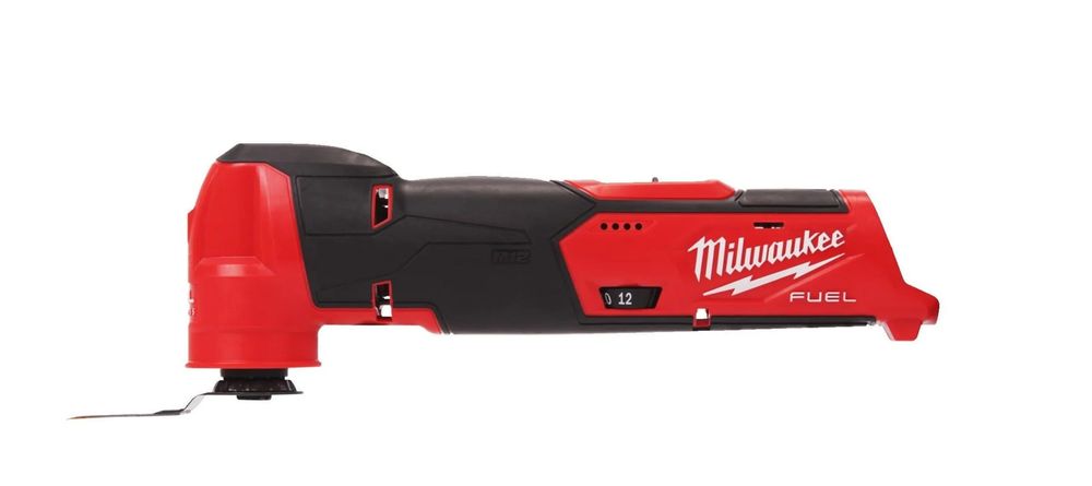 Unealta multifunctionala M12 Fuel Milwaukee, motor fara perii, viteza variabila, adaptor, panza pentru debitare, 4933472238