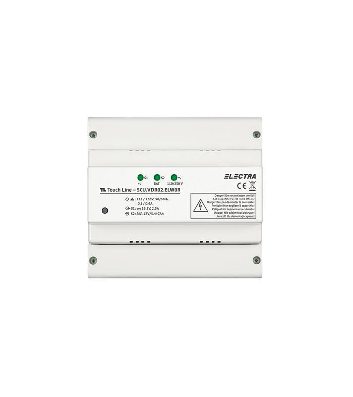 Unitate centrala de comanda si alimentare pentru 3 familii Electra SCU.VDR03.ELW
