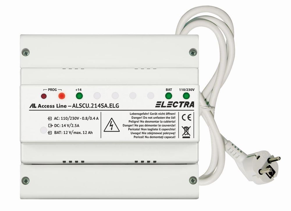 [RESIGILAT] Unitate centrala de alimentare pentru cititorul RFID stand-alone, Electra, ALSCU.214SA.ELG-R