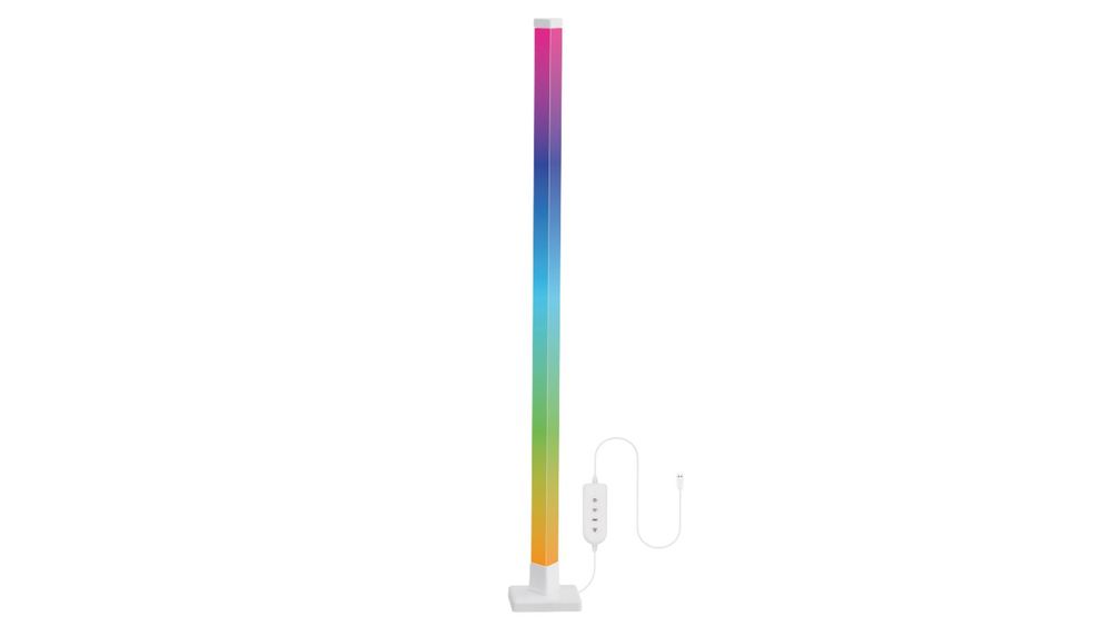 Lampa LED ambientala interior Braytron BH70-01090, 8W, RGBW, 5VDC, H154cm, IP20