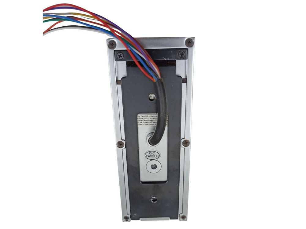 [RESIGILAT] Videointerfon SECUKEY Vcontrol 3-F-R1,  Wi-Fi 2.4GHz, RFID/MIFARE/PIN, cu amprenta, compatibil cu aplicatia Tuya, IP65