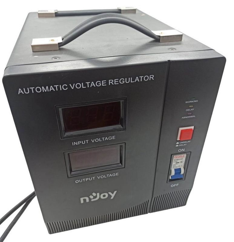 [RESIGILAT] Stabilizator de tensiune nJoy Alvis 3000, 3000V / 1800W, eficienta 95%, ecran digital, AVRL-3005TAL-CS01B-R2