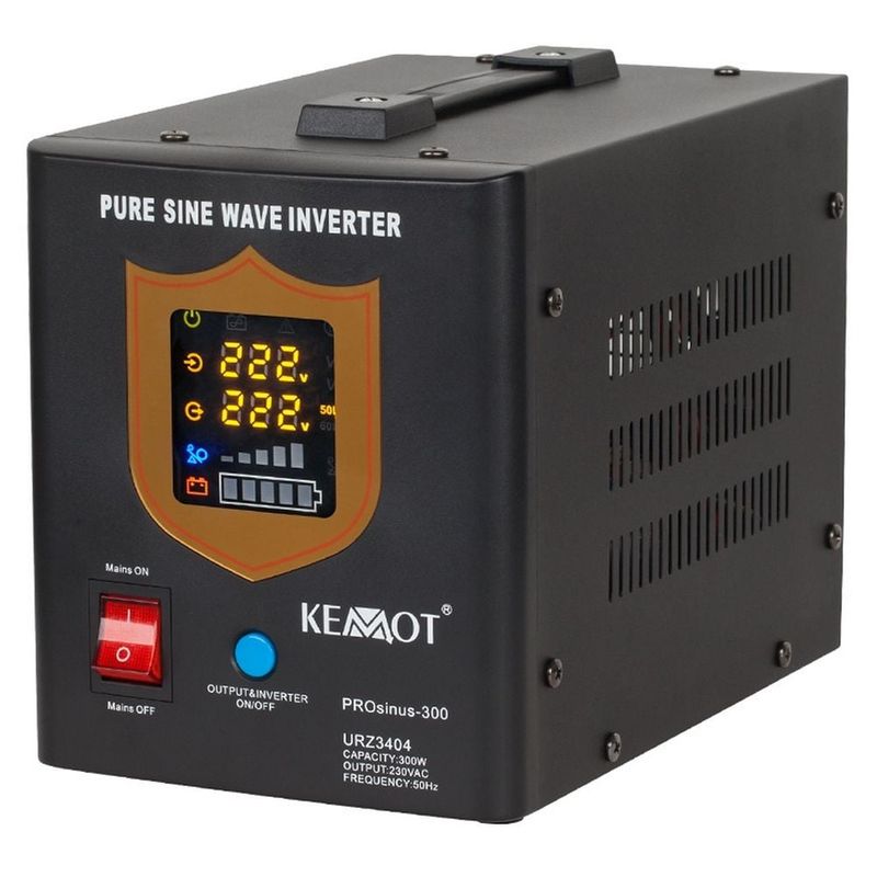 UPS Kemot PROsinus - 300, Pentru baterii de 12V, incarcare 10A, 300W, URZ3404B
