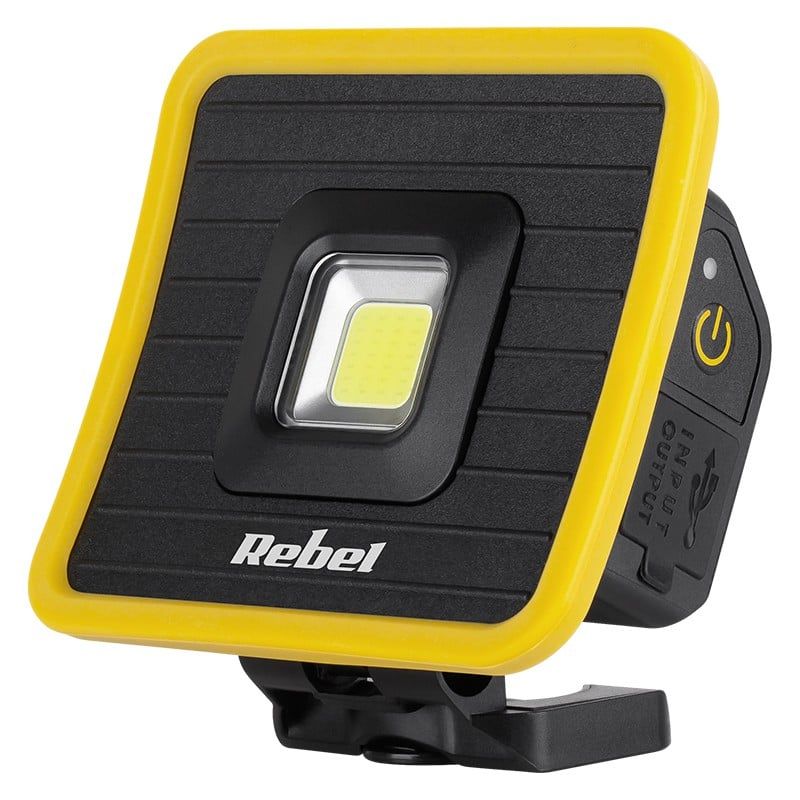 Reflector LED portabil reincarcabil 1000 Lm, 10W, 4000K, Rebel URZ0937