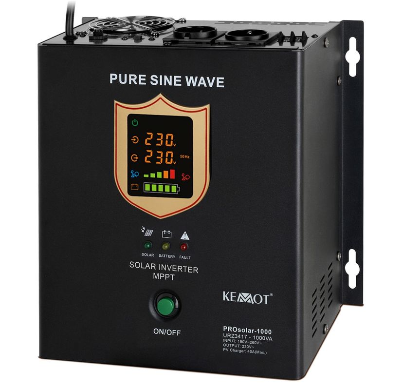 Invertor Solar OffGrid MPPT 700W Kemot ProSolar, pentru baterii de 12V, 12-50 VDC, URZ3417