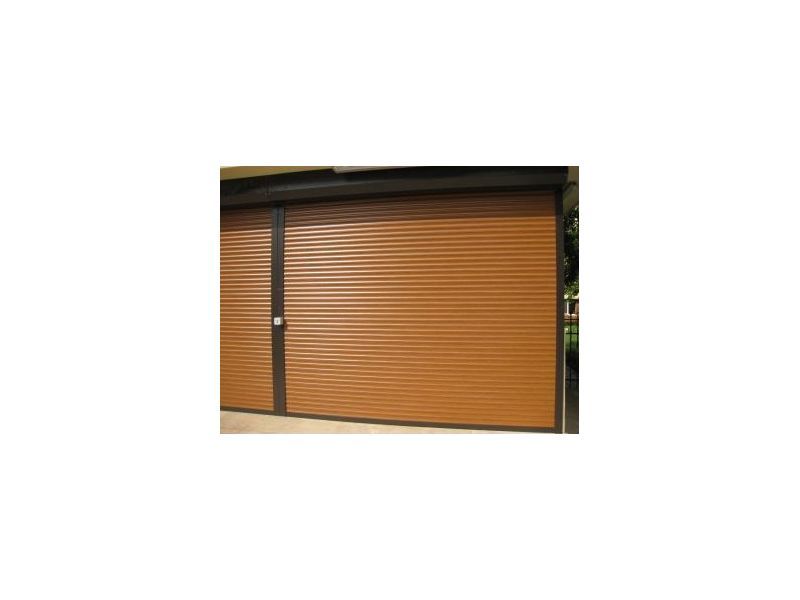 Usa de garaj de tip rulou Stejar Auriu 2400X2200