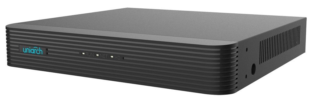 NVR 4 canale, rezolutie 8 MP, 40Mbps, 4x PoE, 54W, 1x SATA, H.265, Uniarch UV-NVR-104E2-P4