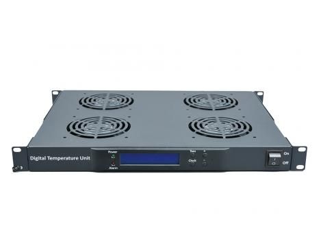 [RESIGILAT] Ventilator x4 cu termostat pentru Rack RACKFAN4-R