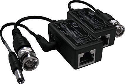 Video balun pasiv cu alimentare, date si mufa RJ45 5 megapixeli