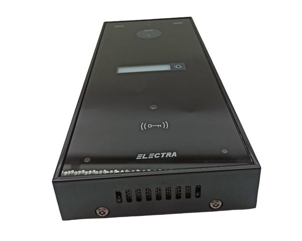 [RESIGILAT] Post exterior videointerfon, 1 familie, negru, montaj aparent, Electra VPH.01S03.ELBTL-R1
