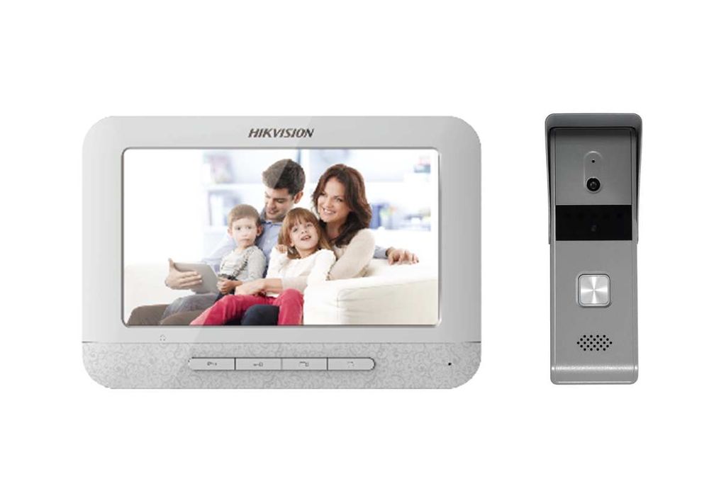 Videointerfon pentru 1 familie, analogic, Hikivsion DS-KIS203 