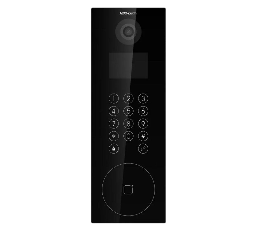 Videointerfon scara de bloc TCP/IP, montaj ingropat DS-KD8103-E6(B)