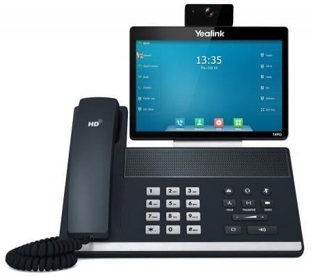 Videotelefon VOIP cu touchscreen 8 Inci 16 conturi SIP Yealink SIP VP-T49G HD