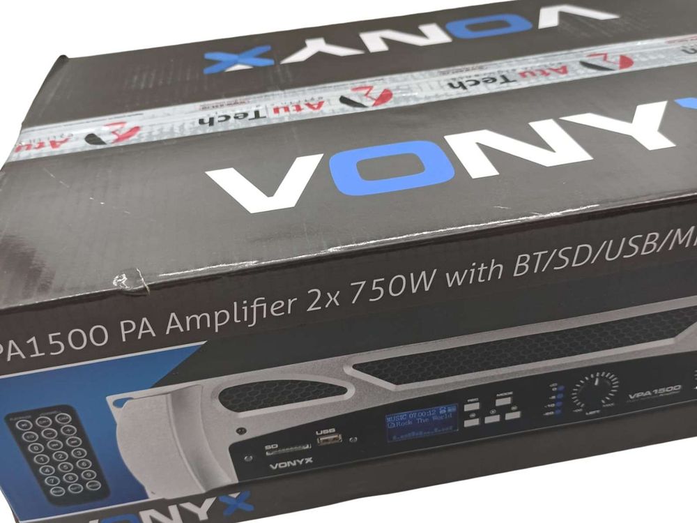 [RESIGILAT] Amplificator PA, 2x 500W RMS, Bluetooth, SD, USB, Vonyx VPA1500-R1
