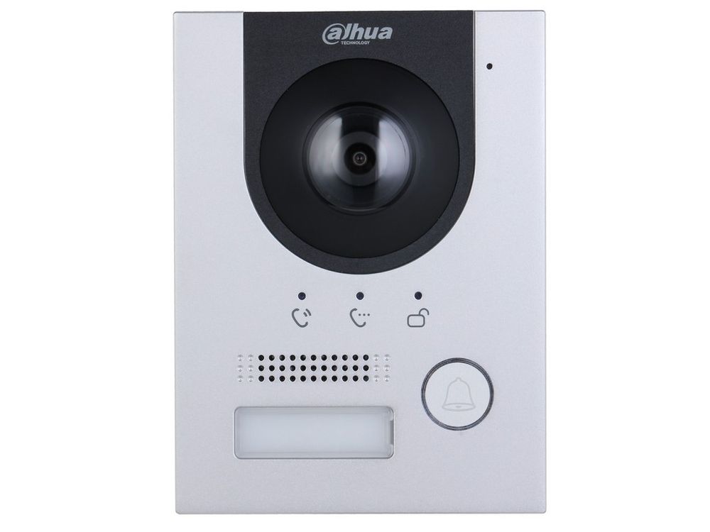 Post exterior videointerfon IP, 2 fire, 1 familie, Dahua VTO2202F-P-S3, montaj aparent/incastrat, 2MP Full HD, PoE, IP65, IK07