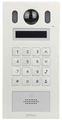 Videointerfon scara de bloc Dahua VTO6221E-P,  TCP/IP,  Mifare, aplicatia mobila, IP65, aluminiu