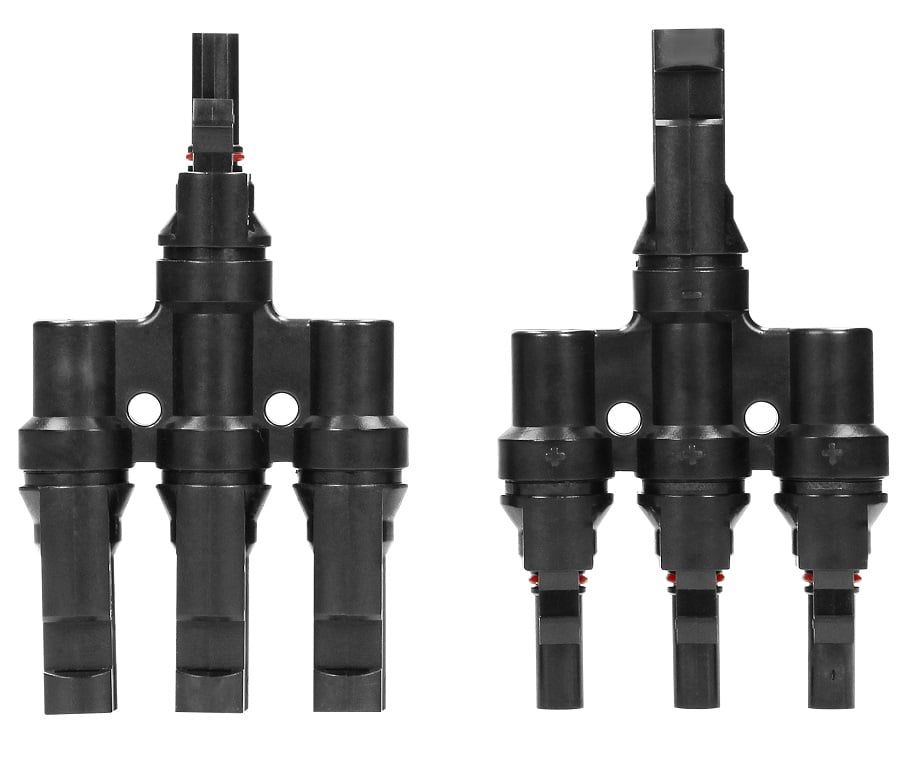 Set conectori MC4-Y-3 pentru split cablu solar, Orno OR-PV-13610