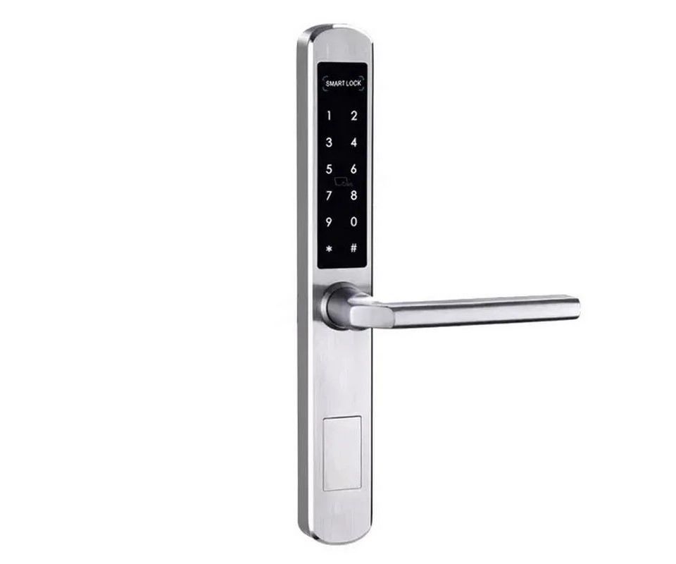 [RESIGILAT] Yala inteligenta cu PIN, aplicatie Tuya, card, Wi-Fi 2.4GHz, Bluetooth, IP62, pentru stanga, Secukey D290-L-R1