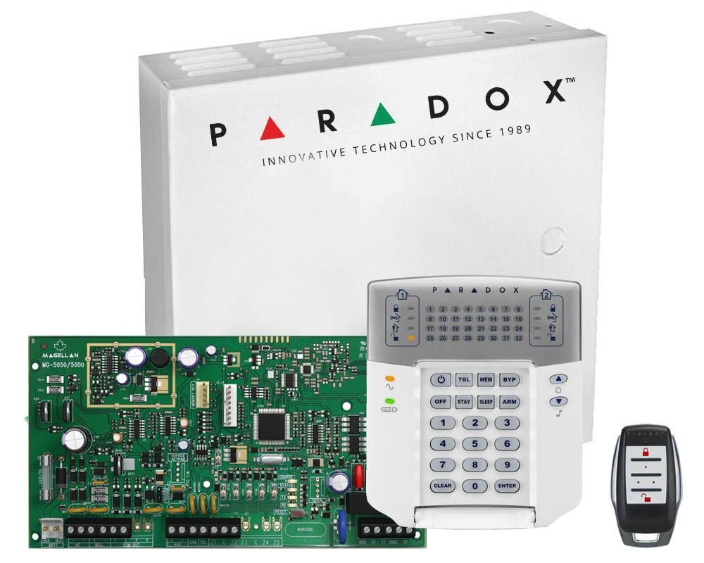 Centrala de alarma Hybrida Paradox MG5000+K32+REM15