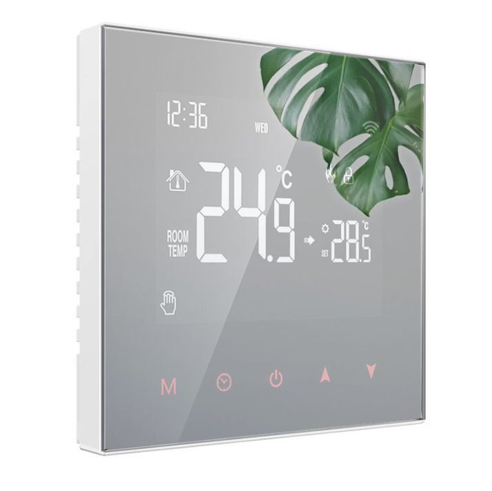 [RESIGILAT] Termostat inteligent, Zigbee, TUYA, Smart Life, compatibil cu Amazon Alexa, Google Home, Yandex Alice, Avatto, ZWT100-BH-3A-R1