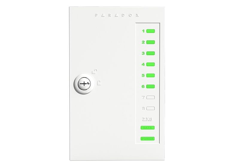 Modul extensie Paradox ZX82, 8 zone, 4 fire bus, LED status