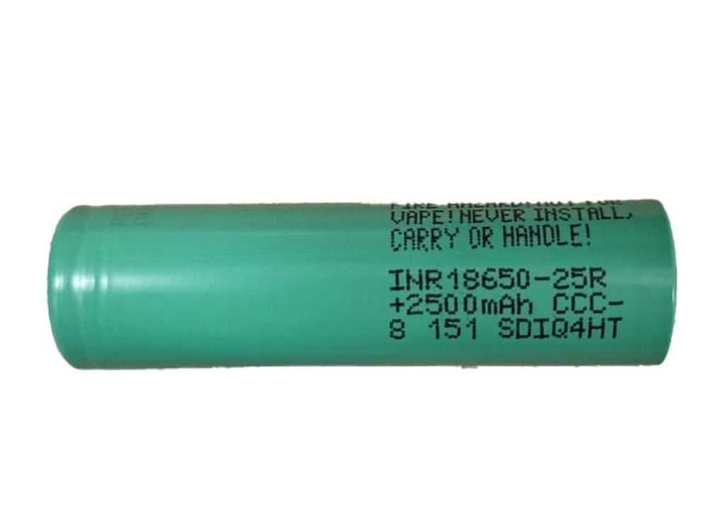 Acumulator Li-ion Samsung 18650 25R INR, 3.7V, 2500mAh, descarcare
