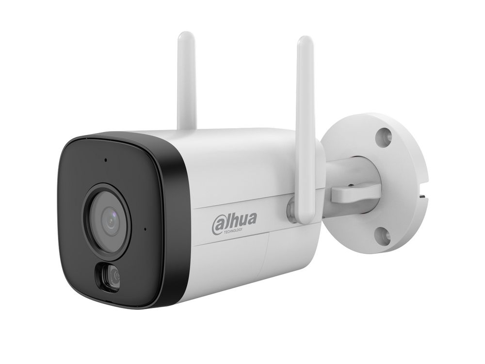 Camera supraveghere IP Dahua IPC-HFW1339DTK1-SAW-IL-0280B, Wi-Fi, 3MP, iluminare duala, detectie inteligenta, microfon, slot microSD, IP67 