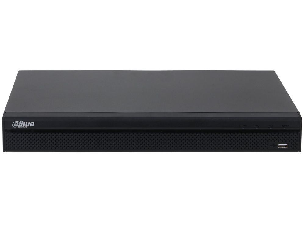 NVR 16 canale PoE, pana la 12MP, 1U, latime de banda 160Mbps, Functii AI, 2 porturi SATA, Dahua NVR4216-16P-4KS3
