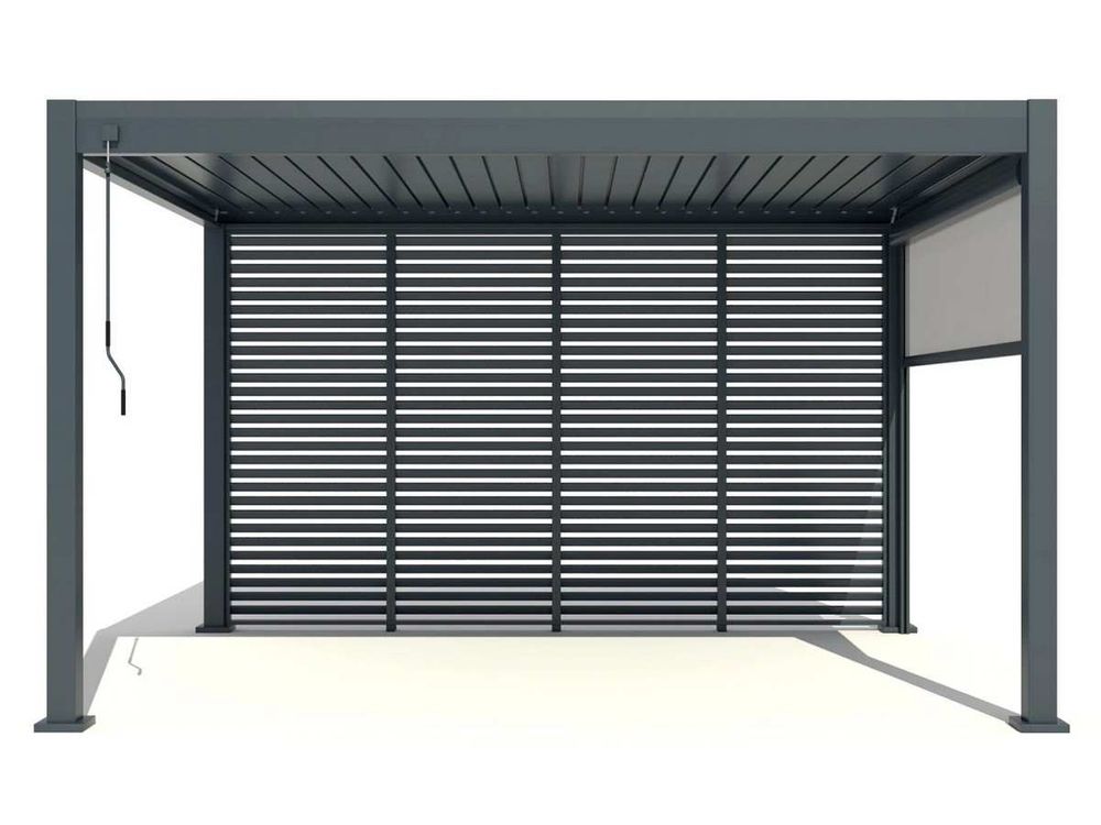 Paravan jaluzele ajustabile pentru pergola Virtuoso, actionare