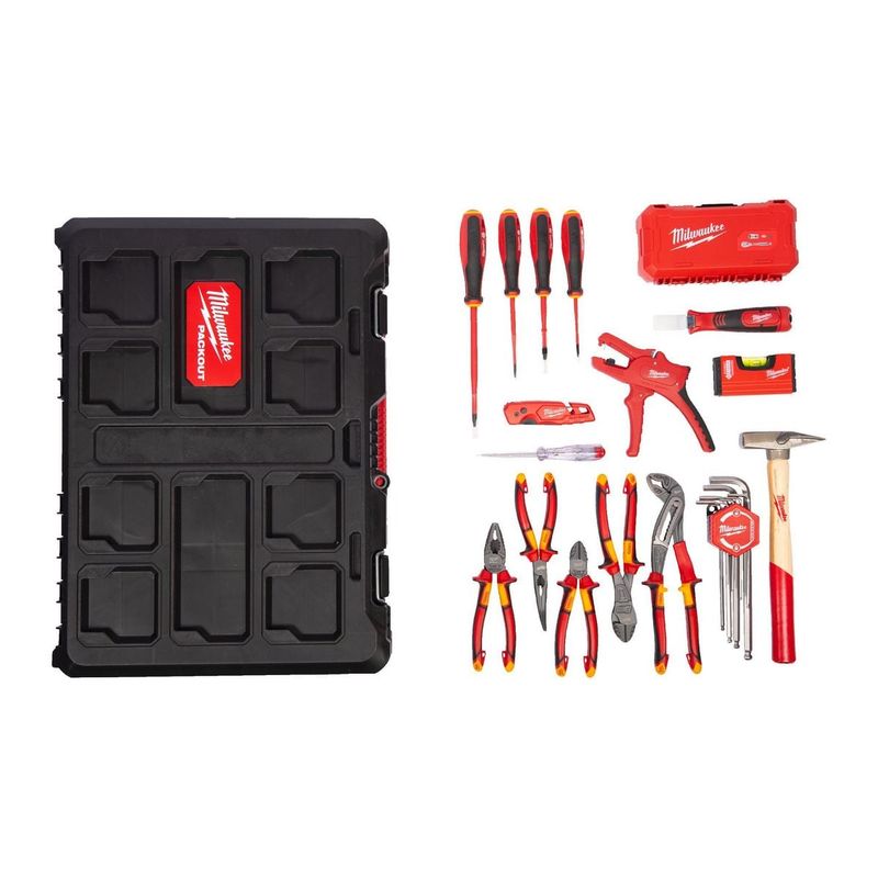 Set Electrician Premium PACKOUT™ - 62 Piese Durabile si Organizare