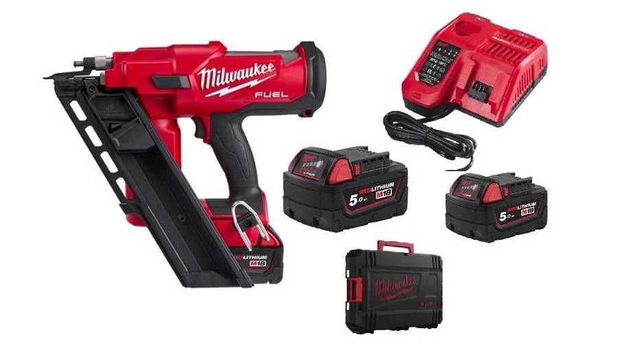 KILLER BURNERⅡ Pistol pentru cuie Milwaukee M18 FFN-502C, unghi inclinare 30-34