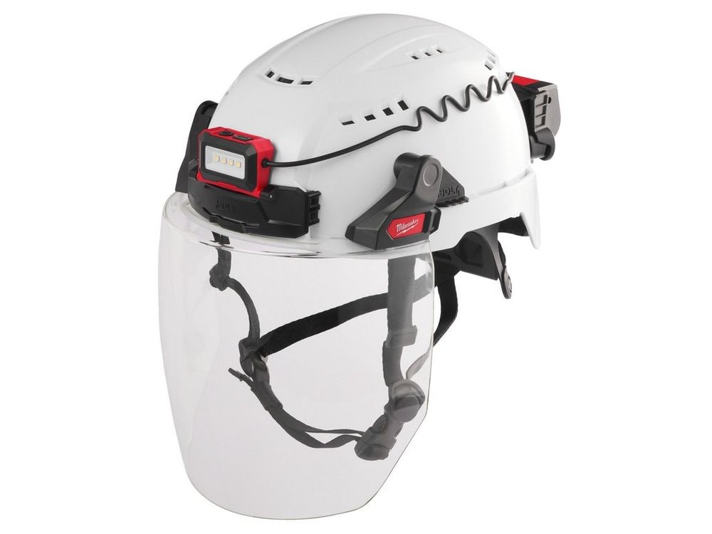 Lanterna pentru casca Milwaukee Bolt, reincarcabila, cablu USB tip