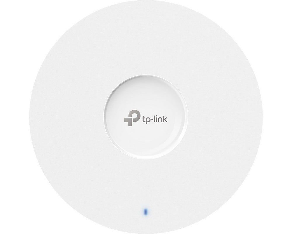 Acces Point de tavan cu Wi-Fi 6 Tp-Link Omada AX6000, Dual Band, 8 antene interne, 1x port 2.5 Gigabit, Mesh, PoE+, EAP683 UR