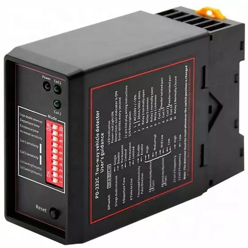 Detector bucla inductiva, pentru prezenta autoturisme la sisteme