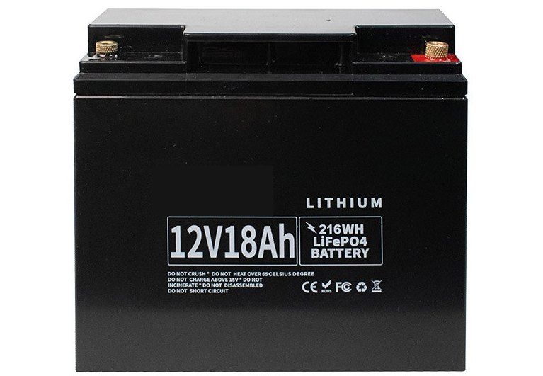 Acumulator de tip LiFePO4, 12V 18Ah, Putere maxima 216 Wh, LFP 12V/18Ah