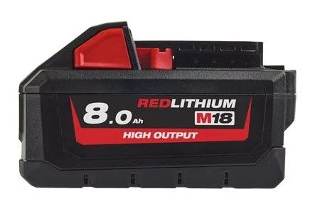 Acumulator M18 HB8 Milwaukee, 18V, 8Ah, tehnologie HIGH OUTPUT, constructie metalica, 4932471070