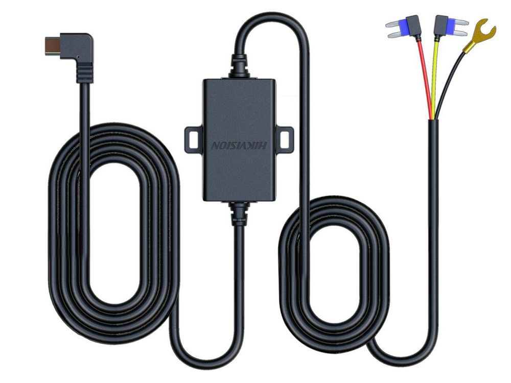 Cablu alimentare camera auto Hikvision AE-DF7351-TypeC-N6PRO, 1.3- 2.1m, 12-24 V DC 5V, Type C