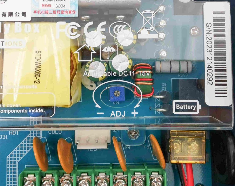 Sursa de alimentare 12 VDC 5A, 96-264VAC, backup, cutie solida din