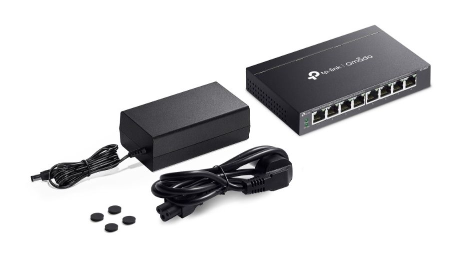 Switch PoE Tp-link Omada DS108GP, cu 8 porturi Gigabit, fara
