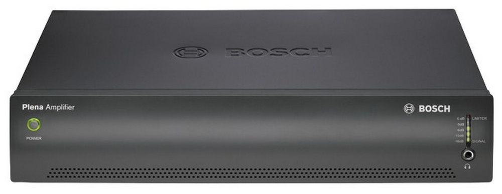 Amplificator cu mixer PA 100V Bosch Plena PLE-1P240-EU, 240W, XLR/AUX, impedanta 8 ohm, montabil in rack