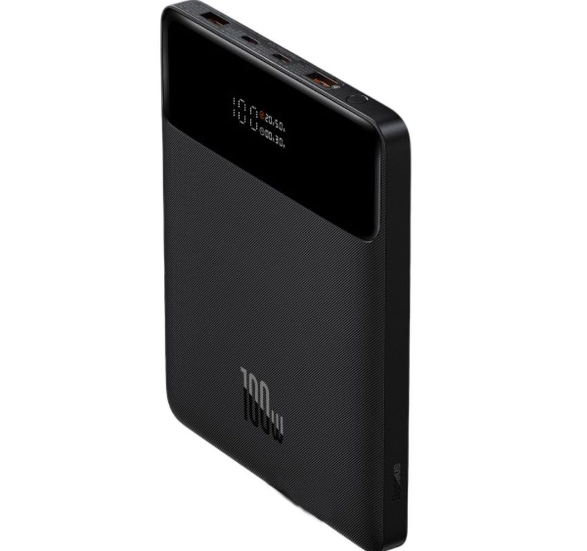 Baterie externa portabila Baseus PPBL000201, 100W, 20000mAh, 2x USB-C, 2x USB-A, display LED