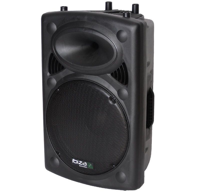Boxa activa Ibiza Sound SLK15A-TWS, 800W, player USB, MP3, Bluetooth incorporat, functie TWS