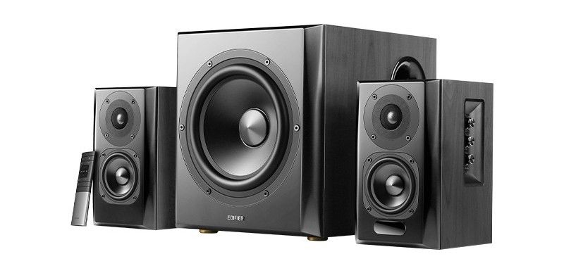 Boxe cu subwoofer Edifier S351DB-BK, Bluetooth, 150W, PC, AUX, telecomanda
