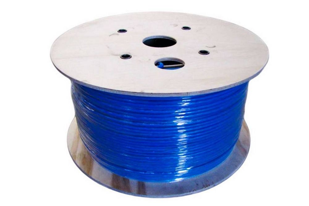 Cablu de retea S/FTP Cat6a din cupru, 23AWG, LSZH, tambur 500m