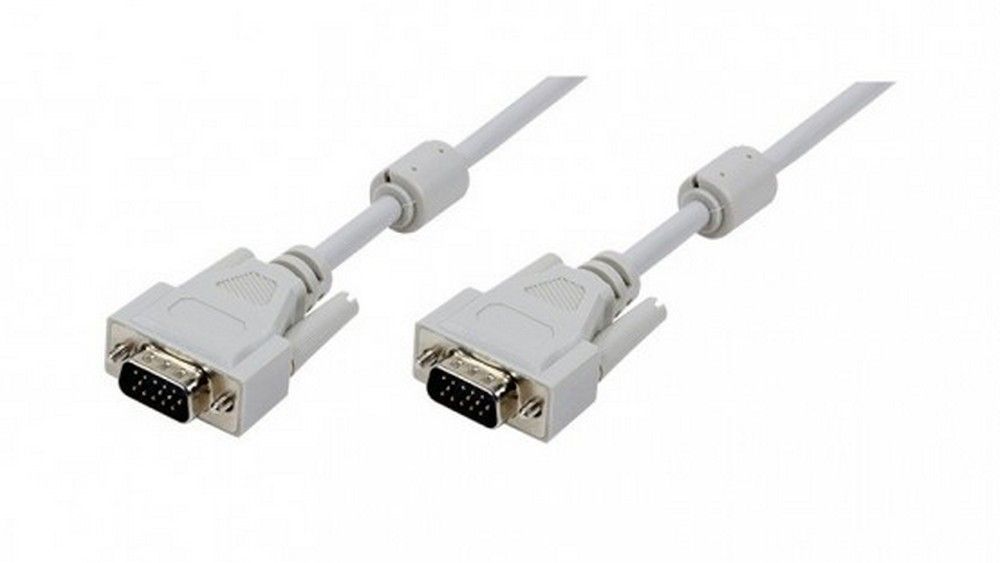 Cablu VGA monitor si proiector LogiLink, HD15 tata-tata, 3m, 30AWG, CV0026