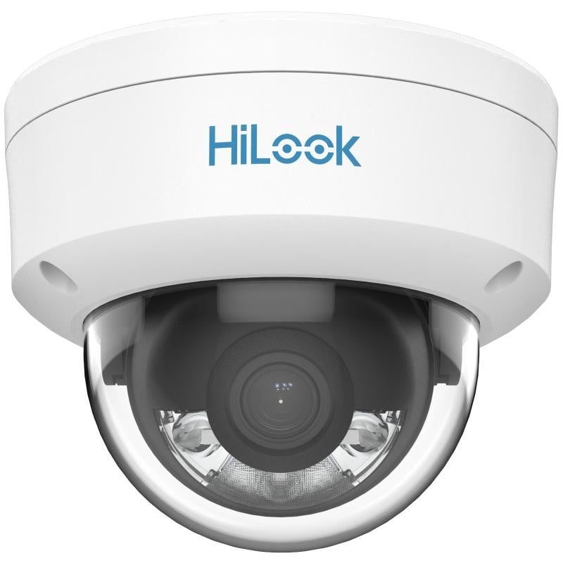 Camera supraveghere IP exterior Hikvision ColorVu IPC-D129HA 2.8mm, 2 MP, 2.8 mm, lumina alba 30 m, detectie om vehicul, PoE, IP67, IK08