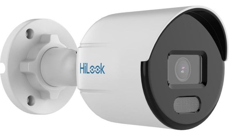 Camera supraveghere IP Hikvision HiLook ColorVu IPC-B149H C 2.8mm, 4 MP, lumina alba 30 m, WDR 120 dB, PoE, IP67, imagine color 24/7